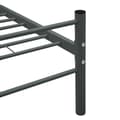 Miniatyrbillede 6 af 6: vidaXL sengestel 180 x 200 cm metal grå -  Senge & sengeramme