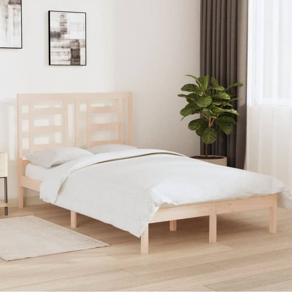 vidaXL sengeramme 120x190 cm massivt træ - Senge & sengeramme