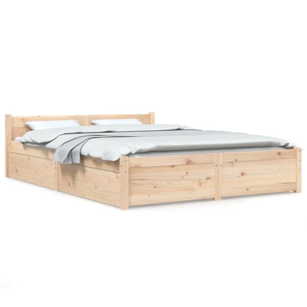vidaXL sengeramme med skuffer 120x200 cm -  Senge & sengeramme