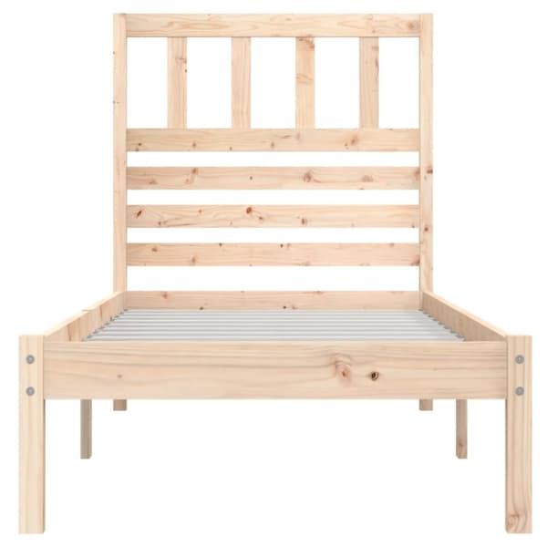 vidaXL Sängram 90x190 cm massiv furu -  Sängar & sängramar