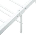 Miniatyrbillede 6 af 6: vidaXL sengestel 90x200 cm metal hvid -  Senge & sengeramme