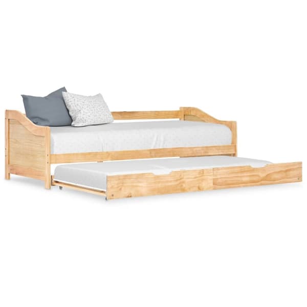 vidaXL Bäddsoffa ram furu 90x200 cm -  Sängar & sängramar