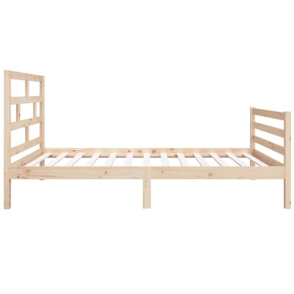 vidaXL Sängynrunko 90x190 cm Single täysi puu - Sängyt & sängynrungot