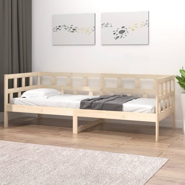 vidaXL Sohvasänky täysi mänty 80x200 cm -  Sängyt & sängynrungot