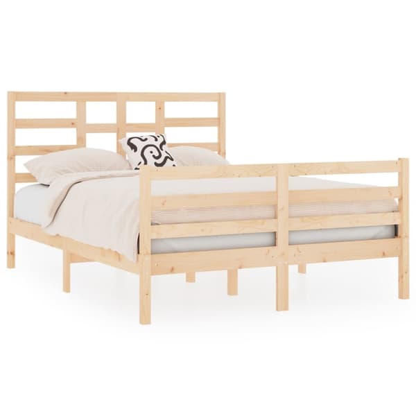 vidaXL sengeramme 120x190 cm massivt træ - Senge & sengeramme