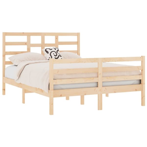 vidaXL sengeramme 120x190 cm massivt træ - Senge & sengeramme