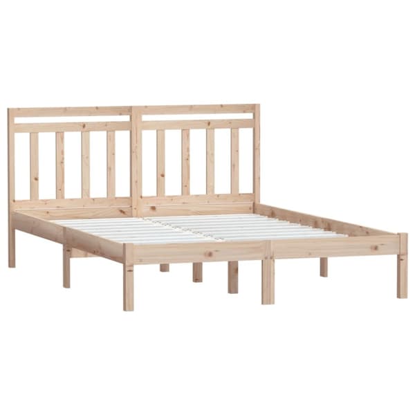 vidaXL sengeramme 140x200 cm massivt fyrretræ - Senge & sengeramme