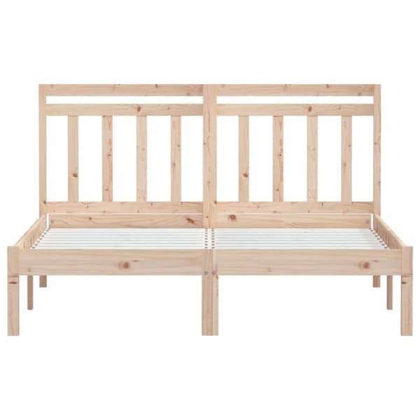 vidaXL sengeramme 140x200 cm massivt fyrretræ - Senge & sengeramme