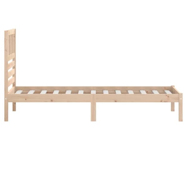 vidaXL sengeramme 90x200 cm massivt fyrretræ -  Senge & sengeramme