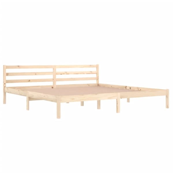 vidaXL sengeramme 200x200 cm massivt fyrretræ - Senge & sengeramme