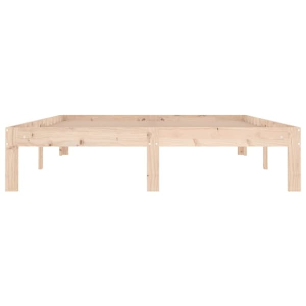 vidaXL Sängynrunko täysi mänty 135x190 cm Double -  Sängyt & sängynrungot