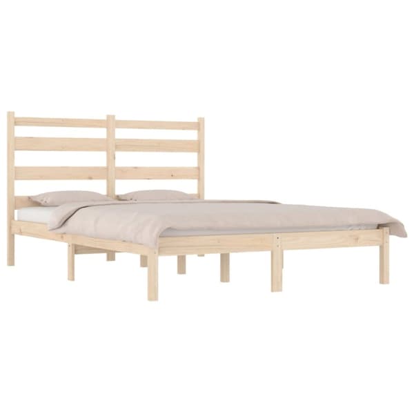 vidaXL sengeramme 120x190 cm massivt fyrretræ - Senge & sengeramme
