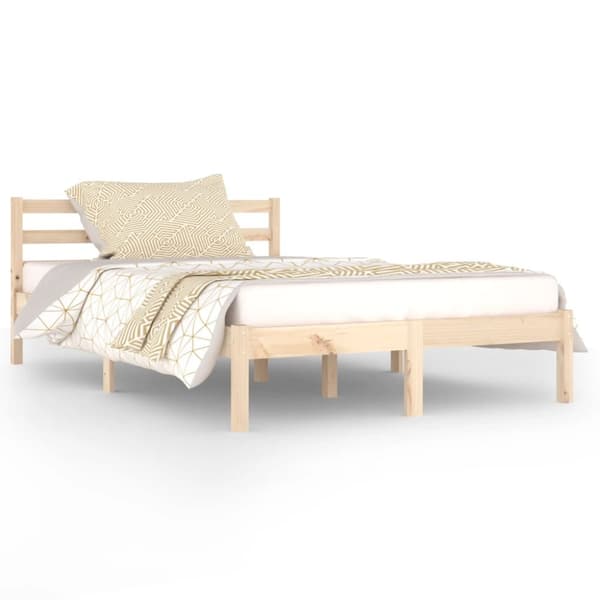 vidaXL sengeramme 120x200 cm massivt fyrretræ - Senge & sengeramme
