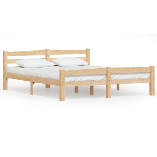 vidaXL sengestel 160x200 cm massivt fyrretræ - Senge & sengeramme
