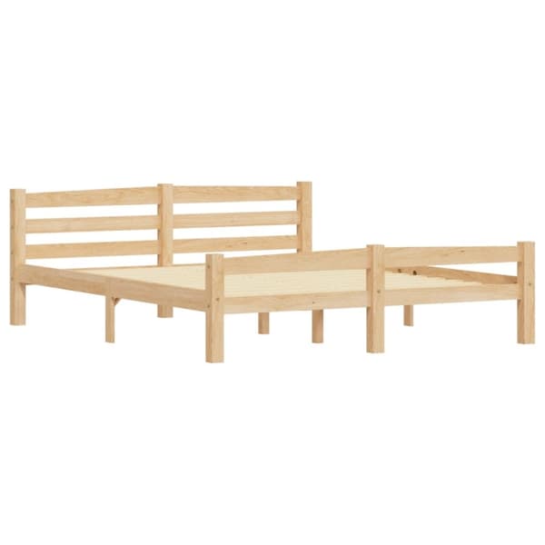 vidaXL sengestel 160x200 cm massivt fyrretræ - Senge & sengeramme