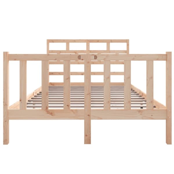 vidaXL sengeramme 120x190 cm massivt fyrretræ - Senge & sengeramme
