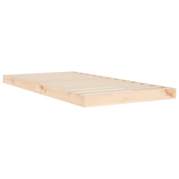 vidaXL Sängynrunko 90x190 cm Single täysi mänty -  Sängyt & sängynrungot