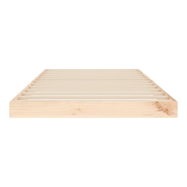 vidaXL Sängynrunko 90x190 cm Single täysi mänty - Sängyt & sängynrungot