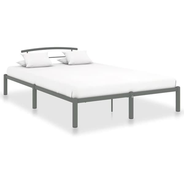 vidaXL sengestel 120x200 cm metal grå - Senge & sengeramme