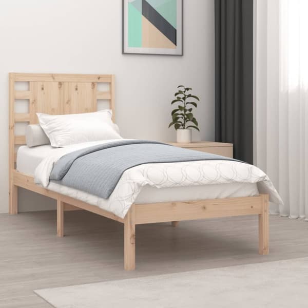 vidaXL sengeramme 90x200 cm massivt fyrretræ -  Senge & sengeramme