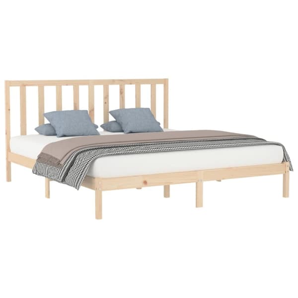 vidaXL sengeramme 200x200 cm massivt træ - Senge & sengeramme