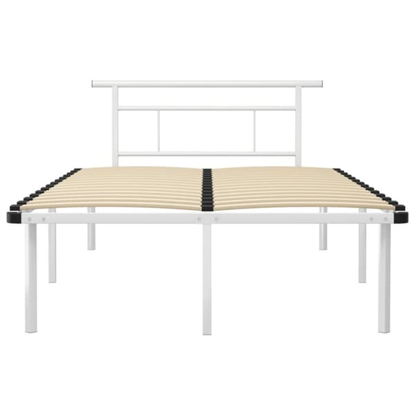 vidaXL sengestel 120x200 cm metal hvid - Senge & sengeramme
