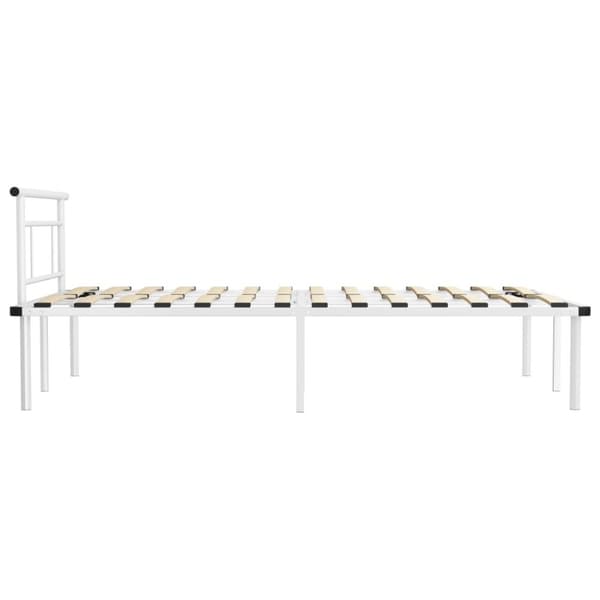 vidaXL sengestel 120x200 cm metal hvid - Senge & sengeramme