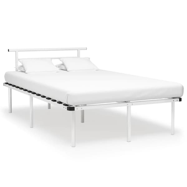 vidaXL sengestel 120x200 cm metal hvid - Senge & sengeramme