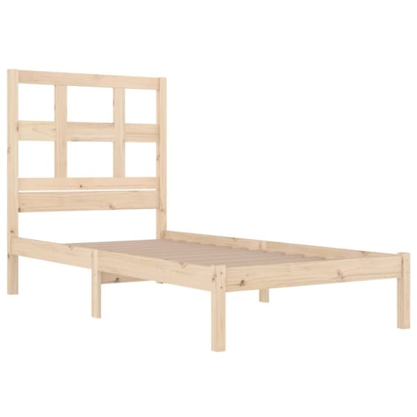 vidaXL Sängynrunko täysi mänty 90x200 cm - Sängyt & sängynrungot