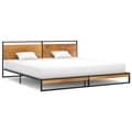 Miniatyrbillede 3 af 6: vidaXL sengestel 200x200 cm metal -  Senge & sengeramme