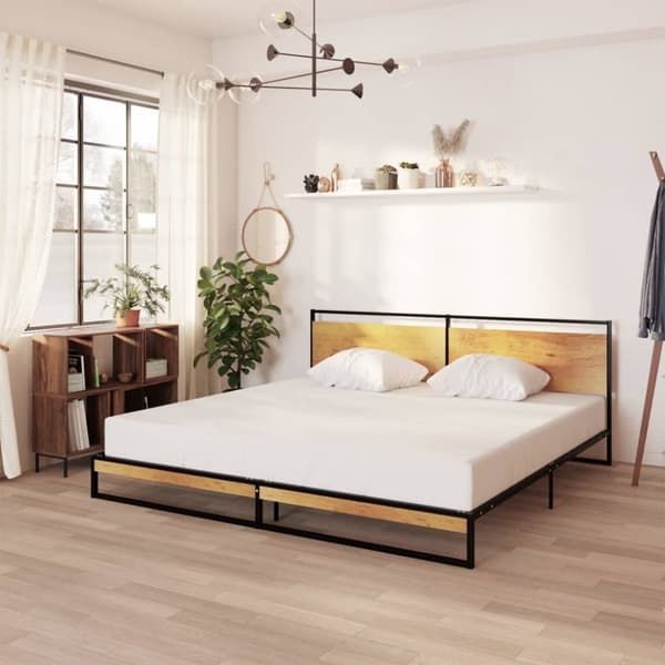 vidaXL sengestel 200x200 cm metal -  Senge & sengeramme