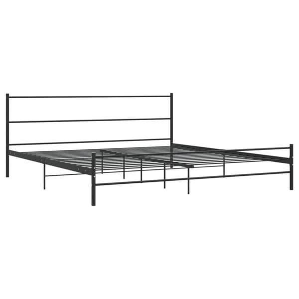 vidaXL sengestel 180 x 200 cm metal sort - Senge & sengeramme
