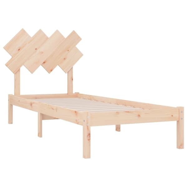 vidaXL Sängynrunko 90x190 cm Single täysi puu - Sängyt & sängynrungot