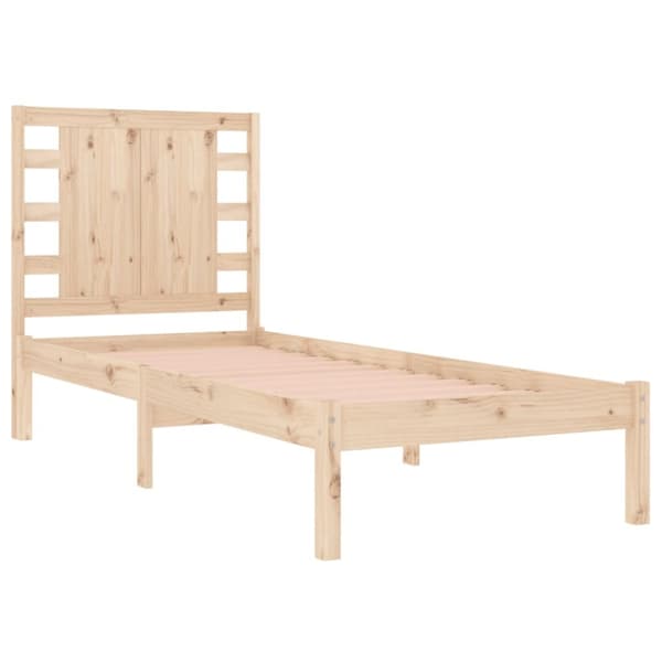vidaXL Sängram massivt trä 90x190 cm - Sängar & sängramar