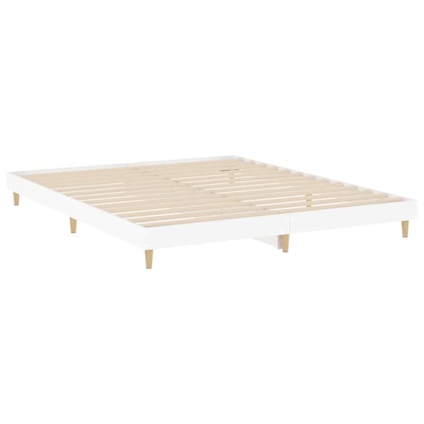 vidaXL sengestel 120x200 cm konstrueret træ hvid - Senge & sengeramme
