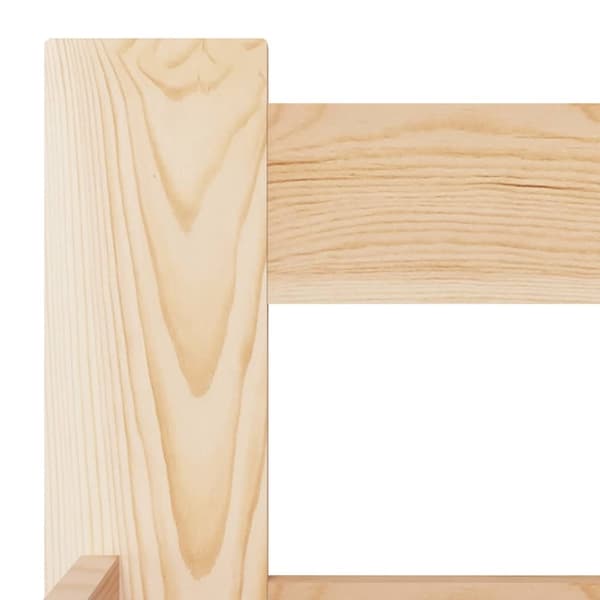vidaXL Sängram massiv furu 100x200 cm - Sängar & sängramar