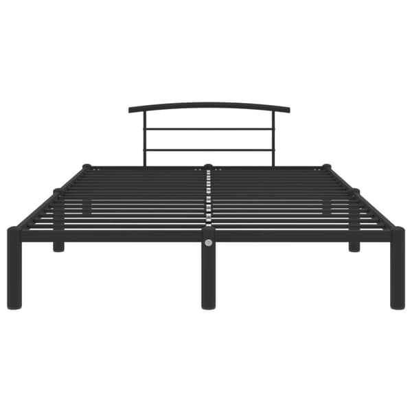 vidaXL Sängynrunko musta metalli 160x200 cm - Sängyt & sängynrungot