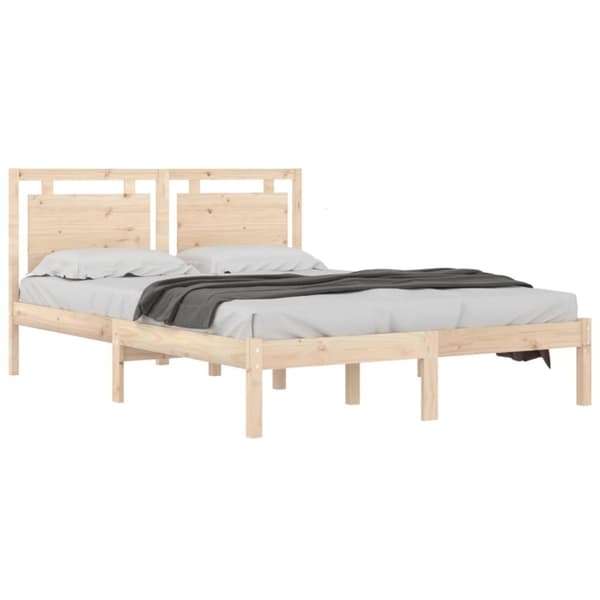 vidaXL sengeramme 160x200 cm massivt træ - Senge & sengeramme