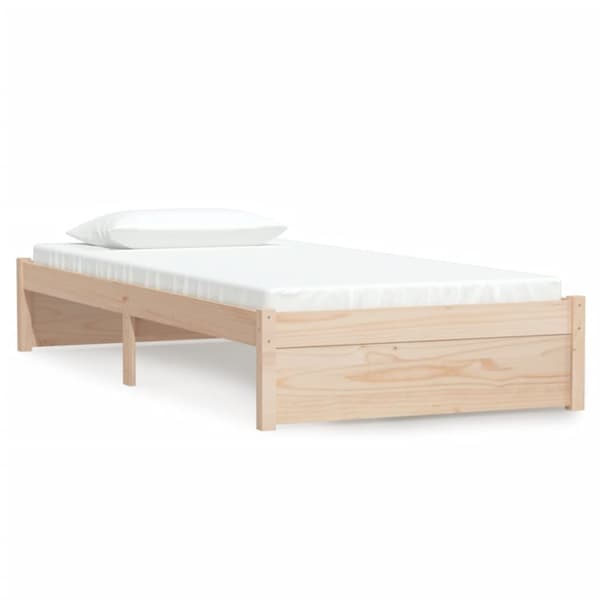 vidaXL sengeramme 90x190 cm massivt træ - Senge & sengeramme