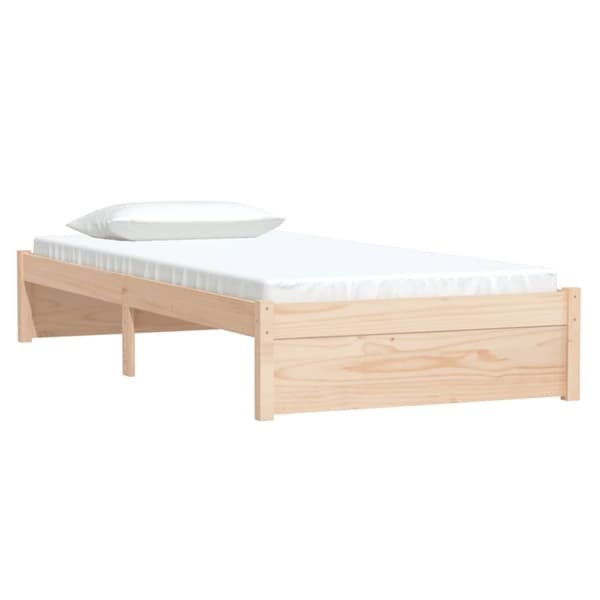 vidaXL sengeramme 90x190 cm massivt træ - Senge & sengeramme