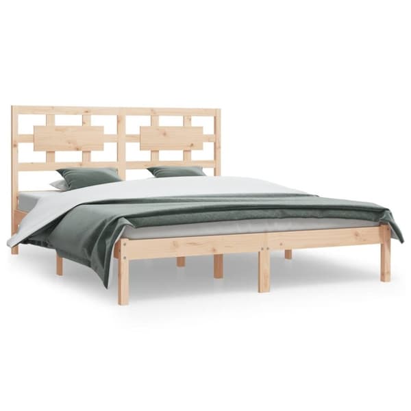 vidaXL sengeramme 120x200 cm massivt fyrretræ - Senge & sengeramme