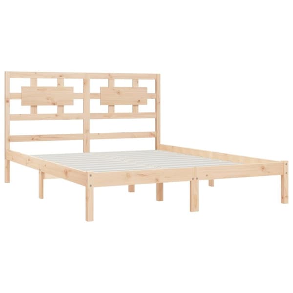 vidaXL sengeramme 120x200 cm massivt fyrretræ - Senge & sengeramme