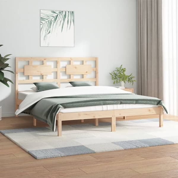vidaXL sengeramme 120x200 cm massivt fyrretræ - Senge & sengeramme