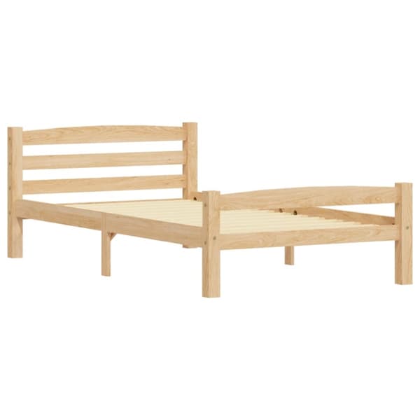 vidaXL sengestel 90x200 cm massivt fyrretræ -  Senge & sengeramme