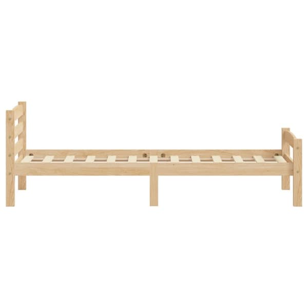 vidaXL sengestel 90x200 cm massivt fyrretræ -  Senge & sengeramme