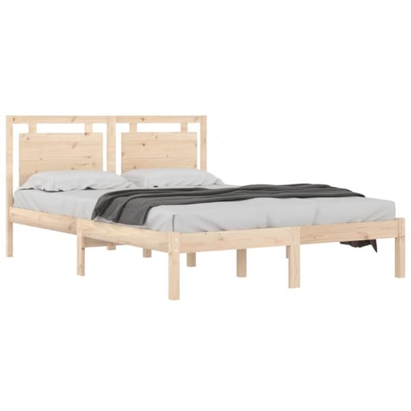 vidaXL sengeramme 120x190 cm massivt træ - Senge & sengeramme