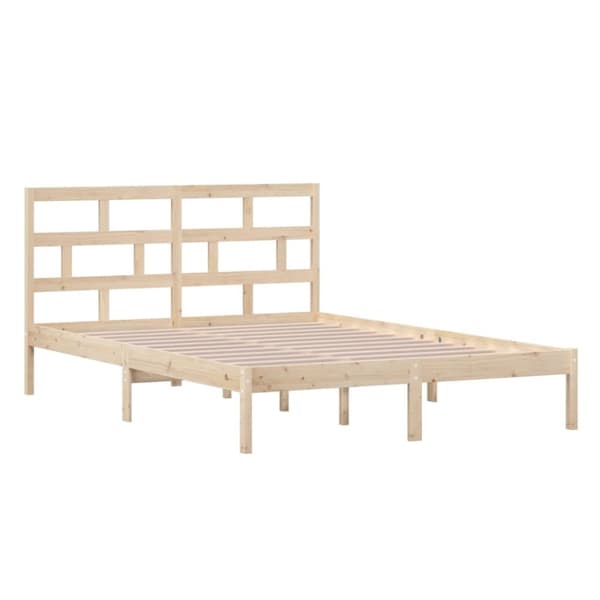 vidaXL sengeramme 140x200 cm massivt træ - Senge & sengeramme