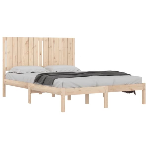 vidaXL sengeramme 140x200 cm massivt fyrretræ - Senge & sengeramme