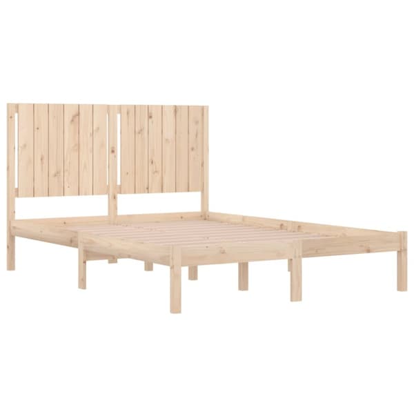 vidaXL sengeramme 140x200 cm massivt fyrretræ - Senge & sengeramme
