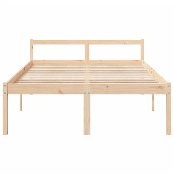 vidaXL seniorseng 140x200 cm massivt fyrretræ - Senge & sengeramme